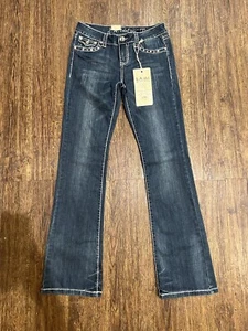LA Idol Damenjeans 7 blau normale Passform neu mit Etikett - Bild 1 von 7
