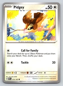 Juego de cartas coleccionables Pokémon Pidgey 016/165 Pokemon League & Championship 2023 Nintendo - Imagen 1 de 2