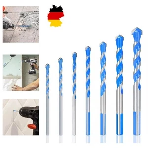 7tlg Fliesenbohrer Glasbohrer Set Keramikbohrer 3-12mm für Fliesen Porzellan Set - Bild 1 von 12