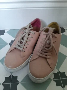Joules Pink Trainers 4 37 - Picture 1 of 6