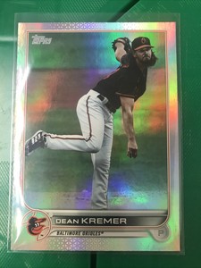2022 Topps Series 2 Dean Kremer Rainbow Foil #340 Baltimore Orioles