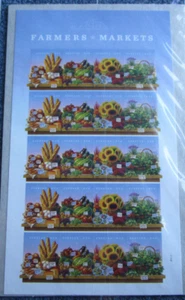 Estampillas Forever USA Farmers Market 20 estampillas en total como nuevas selladas 160-73-102 - Imagen 1 de 2
