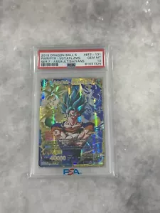 Tarjetas de Dragon Ball Super Power of Potara Vegito Kefla y Zamasu BT7-131 SCR PSA 10 - Imagen 1 de 2