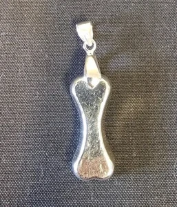 1/2 Feinunze handgegossener 999 Silberbarren "Hundeknochen" mit Kaution von YPS - Bild 1 von 3