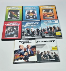 Fast and Furious 1-7 + Hobbs and Shaw | DVD - Imagen 1 de 19