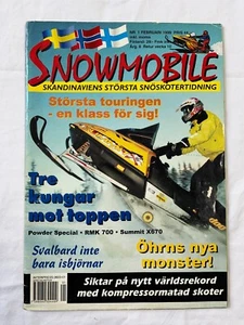 Vintage 1996 Skandinaviens Storsta Snoskotertidning Snowmobile Magazine - Picture 1 of 5