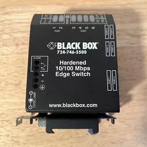 BLACK BOX 724-746-5500 10/100 MBPS MEDIA CONVERTER SWITCH - Picture 1 of 7