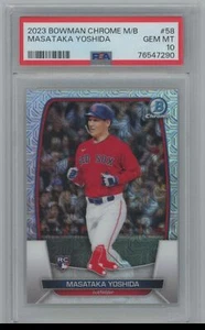 2023 Bowman Chrom Mega Mojo Masataka Yoshida RC PSA 10 Boston Red Sox #58 - Bild 1 von 2