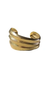 Vintage Armreif goldfarben strukturiert goldfarben - Bild 1 von 4