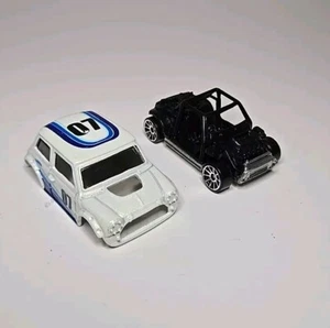 Hot Wheels Mini Cooper 2000 #07 White Rare Removable Shell Body Diecast Car - Bild 1 von 18