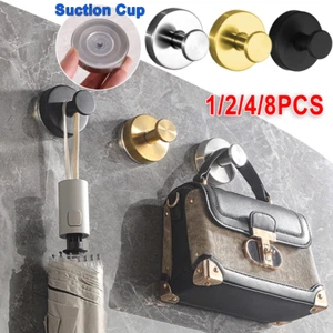 Sucker Holder Kitchen Shower Bathroom Vacuum Wall Hook Towel Suction Cup Hanger - Picture 1 of 34