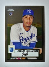 2021 Chrome Platinum Anniversary Base #44 Carlos Hernandez - Kansas City Royals