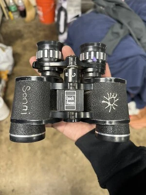 Vintage Sears Binoculars 7x-15x 35mm Model 473 Wide Angle Discoverer Zoom + Case - Image 1 of 4