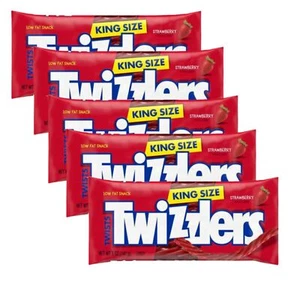 Twizzler Strawberry Flavour x 5 141g Halloween Treats Party Favour Candy Buffet - Picture 1 of 8