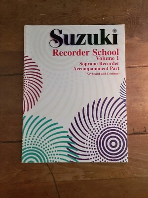 Suzuki Recorder School Soprano, Accompaniment, Keyboard  Vol 1 New Book (1432) - Image 1 of 4