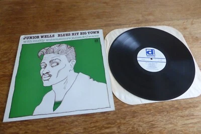 Junior Wells Blues Hit Big Town Muddy Waters US Delmark DL 640 Chicago Blues LP - Image 1 of 4