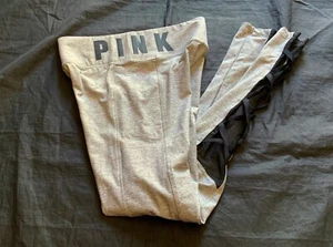 Usado en Excelente Condición Victorias’s Secret Rosa Yoga Gris Leggings Pantalones Talla XS Envío Gratis - Imagen 1 de 4