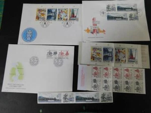 SWEDEN 1985, 3 FDC`S AND 2 BOOKLETS & 1 STRIP OF 8 FOLDED - Picture 1 of 1