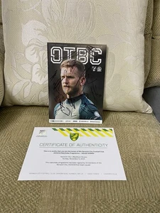 Squad Signed Norwich City Football Programme 23/24 Norwich V Blackburn Rovers - Picture 1 of 17