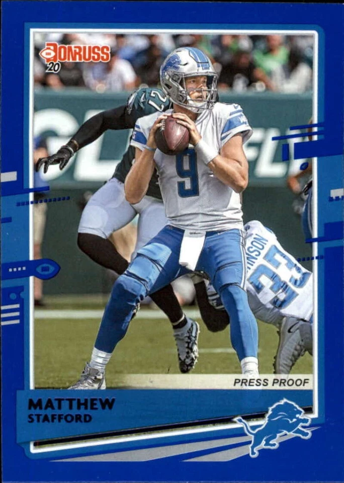 2020 Donruss NFL Football Blue Press Proofs Trading Cards Pick From List 201-Var - Image 1 of 1