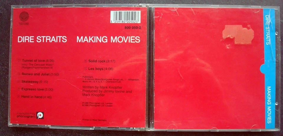 Dire Straits – Making Movies (1980/1984) Red Swirl, 1st West-German edition - Bild 1 von 1