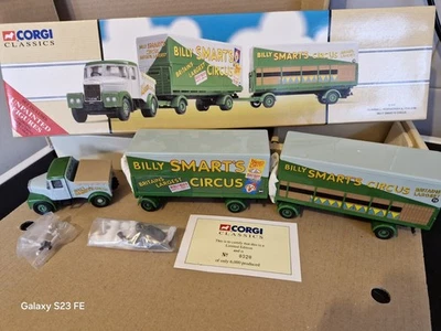 Corgi 97897 Scammell Highwayman Billy Smarts Circus Trailers Classics Boxed Ltd - Image 1 of 4