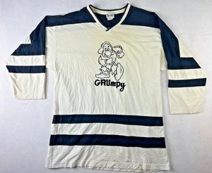 Walt Disney World Grumpy Dwarf Schlafshirt Pyjama Oberteil Damen L/XL Hockey Style - Bild 1 von 7