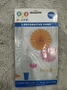 ¡Fiesta 321! 3 Tamaños Decorativos Surtidos Totalmente Nuevos  - Imagen 1 de 5