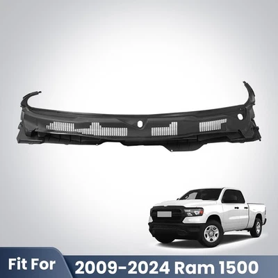 Front Grille Wiper Cowl Windshield Panel For 2009-2024 Dodge Ram 1500 2500 3500 - Image 1 of 4