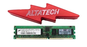HP 373029-851 1GB DDR-400/PC-3200 DIMM Single Rank x4 ECC Registered Memory - Picture 1 of 7