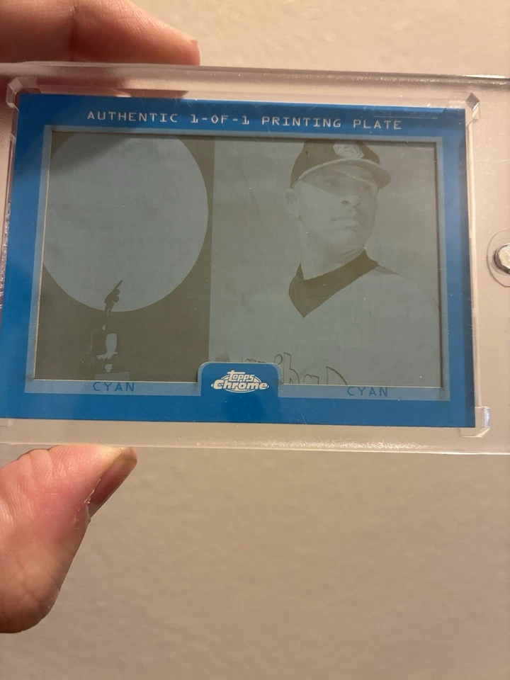 Хромированная голубая печатная пластина Topps 1/1 см3 Sabathia 1 из 1 - Изображение 1 из 2