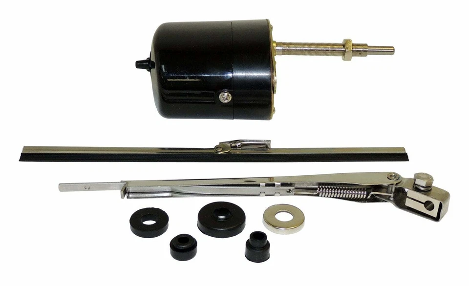 Vintage - Metal Black Wiper Motor Kit - 6V - Image 1 of 1