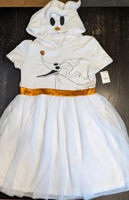 NWT Disney Nightmare Before Christmas White Dog Dress 14 Girls - Image 1 of 4