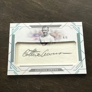 2020 National Treasures Cut Signitures Cotton Owens 4/5 Auto #CO NASCAR HOF - Picture 1 of 5