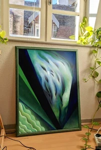 Peinture Blue and Green Music de Georgia O'Keeffe, impression 60x80cm - Bild 1 von 4