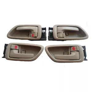 Fit Toyota Sequoia Tundra Avalon Inside Inner Left Right Beige Door Handle 01-07 - Picture 1 of 5