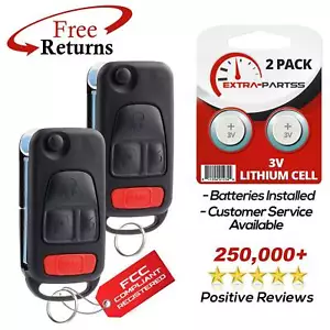 2 For 2003 2004 2005 Mercedes Benz ML 350 Keyless Remote Fob Flip Key NCZMB1K - Picture 1 of 7