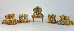 Cherished Teddies Bears in Pairs Figurine Lot Boys Girls Enesco - Picture 1 of 15