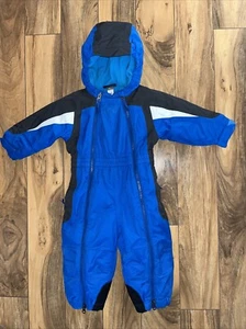 REI Toddler Size 18 Months Insulated Hooded Snow Suit Bunting Winter Fleece Cozy - Picture 1 of 3