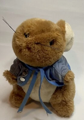 Vintage Peter Rabbit Plush 7" Eden  Beatrix Potter Stuffed Animal Toy Lovey - Image 1 of 4