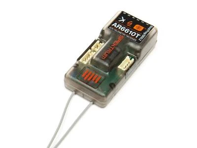 Spektrum AR6610T 6 Channel 2.4Ghz DSMX Full Range Telemetry Receiver - Image 1 of 2