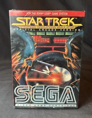 Sealed Star Trek Strategic Operations Simulator New Atari 5200 - Image 1 of 4
