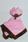 Adorable Tiddliwinks Pink and Brown Lady Bug Lovey Security Blanket NICE & CLEAN