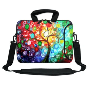 Funda protectora de neopreno para portátil de 14" con mango de bolsillo y correa de transporte 3128 - Imagen 1 de 3