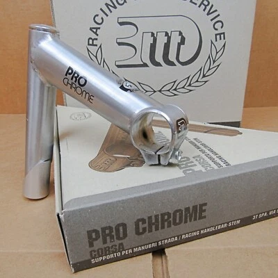 New-Old-Stock 3T Pro Chrome Corsa Quill Stem (25.8 / 26.0 mm clamp x 110 mm) - Image 1 of 4