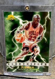 Michael Jordan Card SKYBOX Original 90’s RARE SP AUTHENTIC BULLS JERSEY #23 - Picture 1 of 12