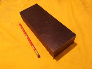 BARRA UHMW NEGRA Mecanizable Plástico Hoja Plana Stock 1-5/8" x 3" x 7-3/4" LARGO - Imagen 1 de 1