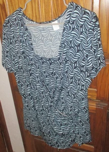 Womens Worthington Nursing Breastfeeding Shirt Stretch Polyester Size 2XL - Picture 1 of 4