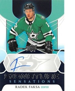 2020-21 Upper Deck Signature Sensations #SSRF Radek Faksa