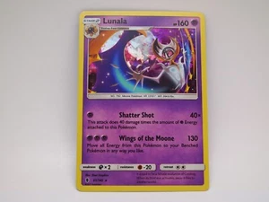Lunala 61/145 Sun & Moon: Guardians Rising Cracked Ice HOLO Pokémon TCG (LP) - Picture 1 of 2